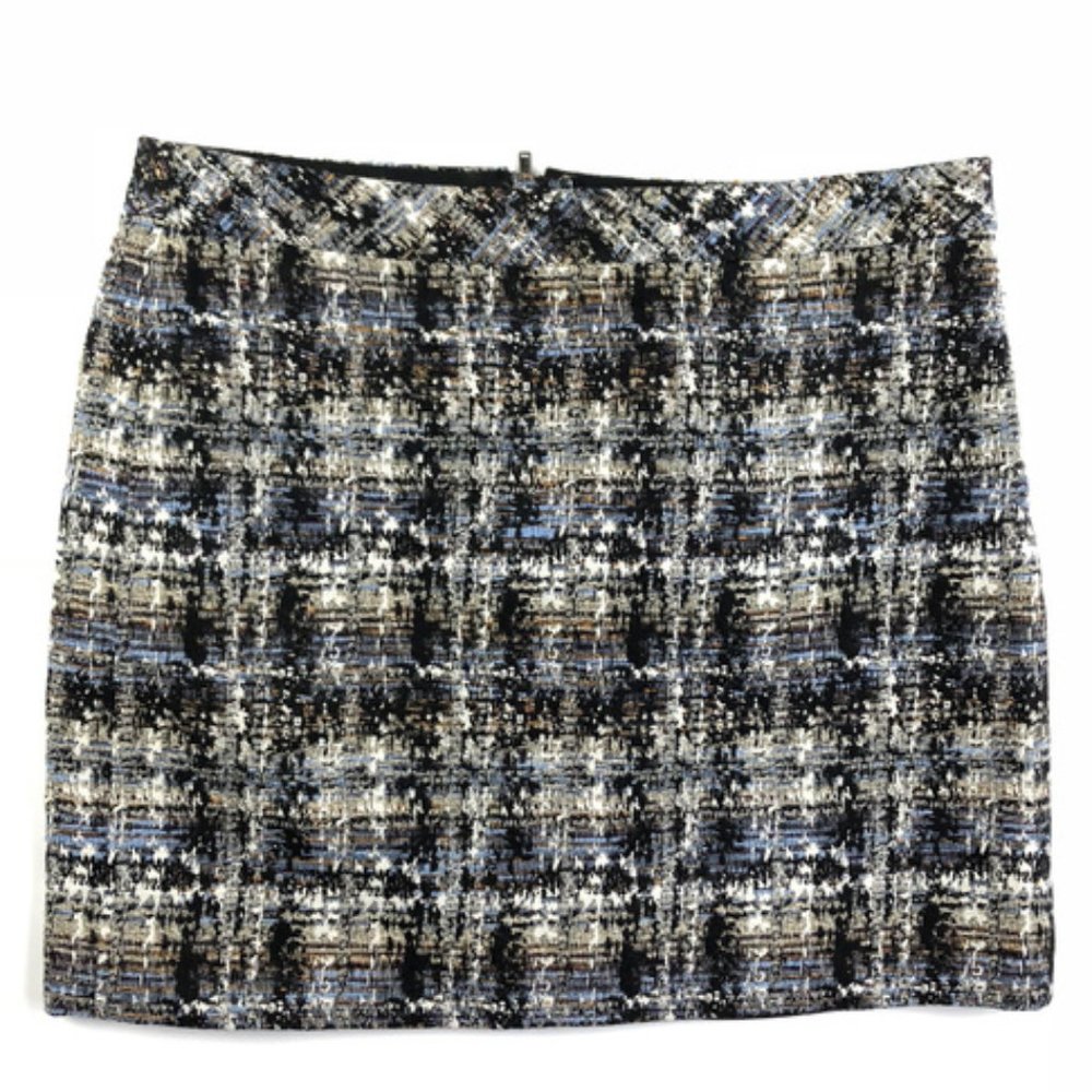 J. Crew Gilded Tweed Silk Woven Mini Skirt / 4